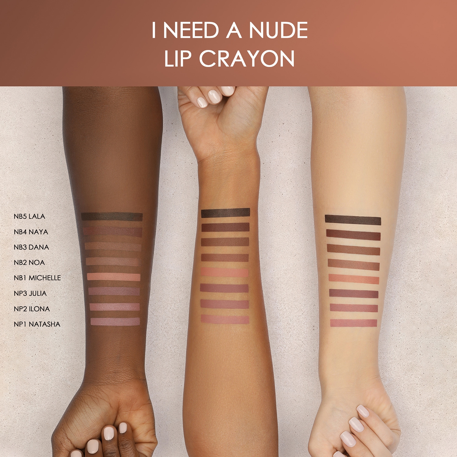 I Need A Nude Lip Dudak Kalemi NATASHA DENONA SEPHORA