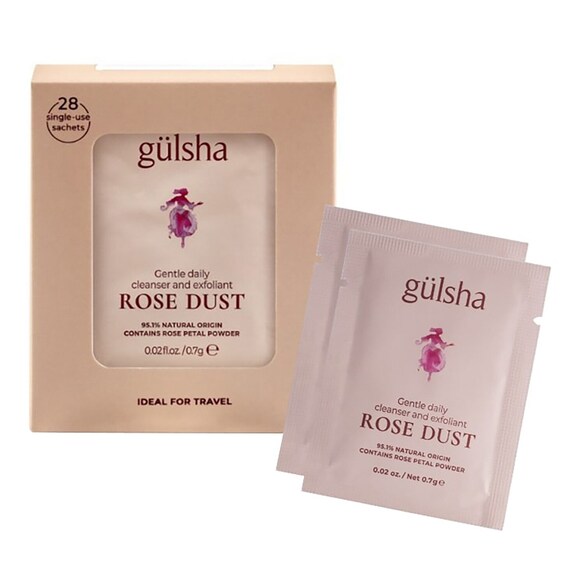 Gülsha Arındırıcı Gül Tozu Saşe Kutusu - Temizleyici/ Exfoliant, GULSHA