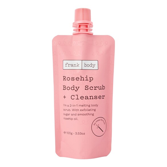 Rosehip Body Scrub & Cleanser - Exfoliant et nettoyant pour le corps, FRANK BODY
