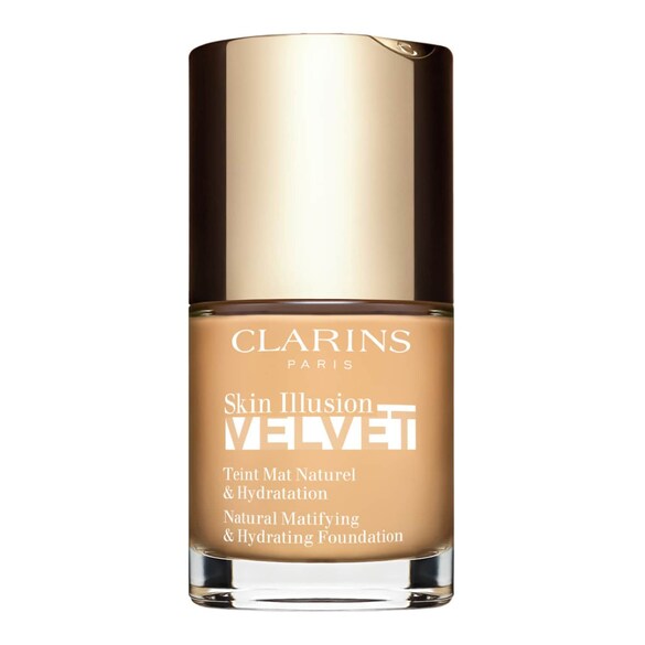 Skin Illusion Velvet - Doğal Bitişli Nemlendirici Fondöten, CLARINS