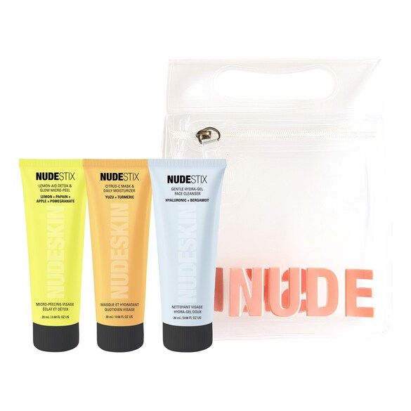 Nudeskin 3-Step: Citrus Renew Set For Sensitive Skin - Cilt Bakım Seti, NUDESTIX