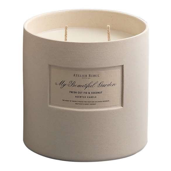 Scented Candle Fresh Cut Fig&Coconut - Kokulu Mum, ATELIER REBUL