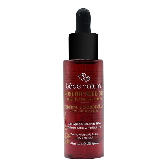 Kuşburnu Göz Altı Aydınlatıcı ve Yenileyici Serum - Yenileyici ve Leke Karşıtı, BADE NATURAL