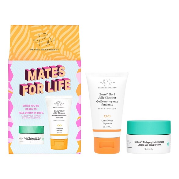 MATES FOR LIFE - Temizleyici ve Nemlendirici Krem ​​Seti, DRUNK ELEPHANT