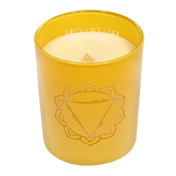 Solar Plexus Çakra -  Premium Kokulu Mum, FEU DU CIEL