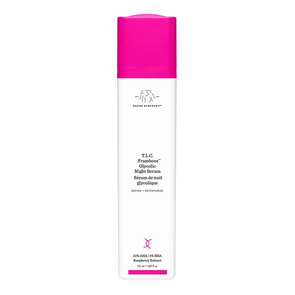 T.L.C. Framboos Glycolic Night Serum- Glikolik Asitli Gece Serumu, DRUNK ELEPHANT