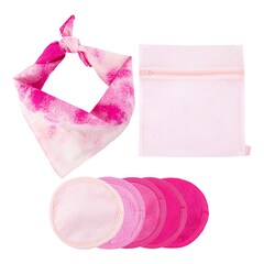 5 Adet Yeniden Kullanılabilir Makyaj Temizleyici Mendil İçeren Set, MAKE UP ERASER