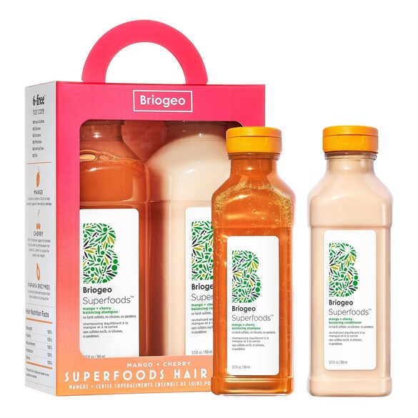 Superfoods - Mango Kiraz Saç Bakım Seti, BRIOGEO
