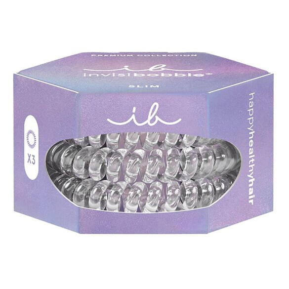 Slim Premium - Crystal Clear Saç Tokası, INVISIBOBBLE
