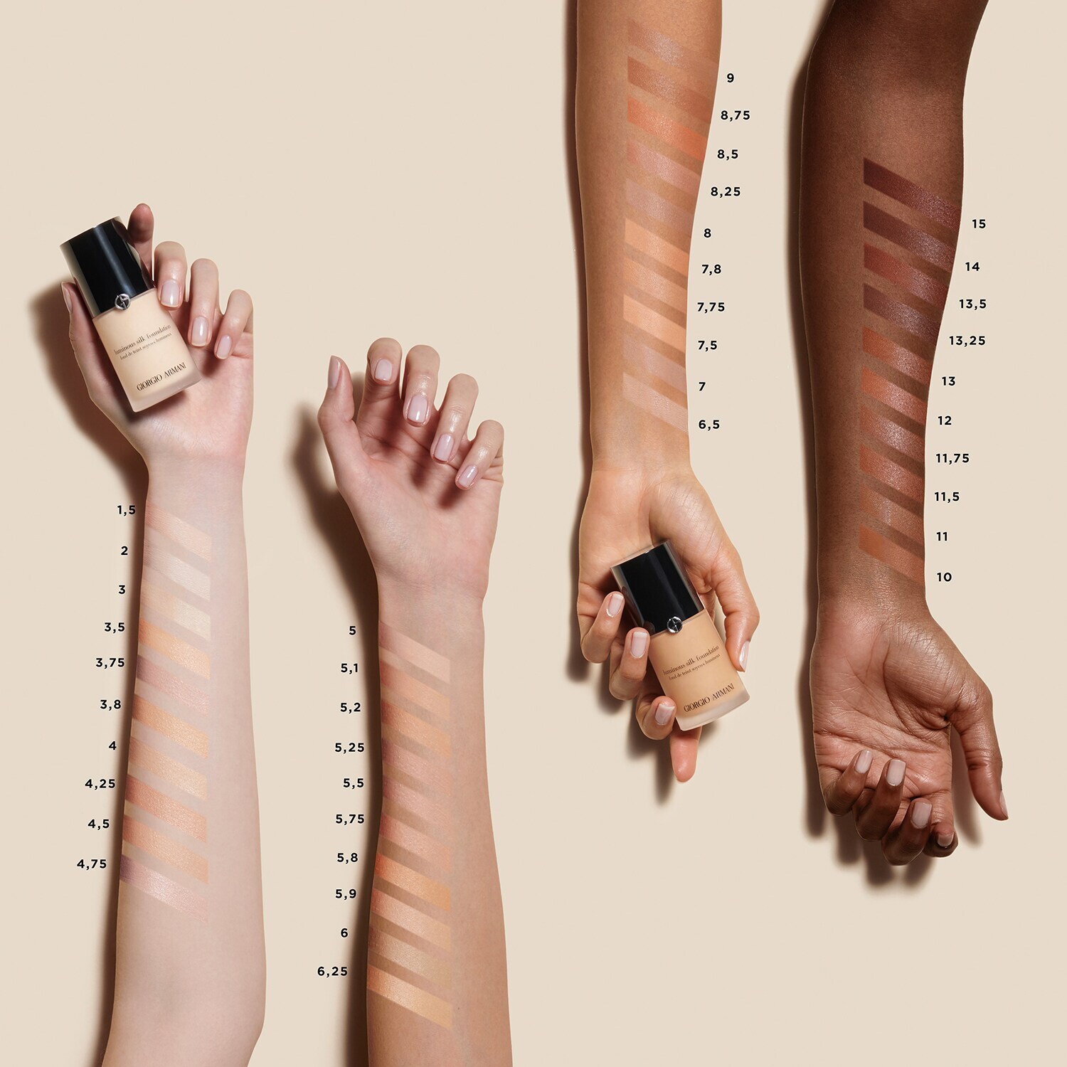 Giorgio armani makeup on sale luminous silk foundation