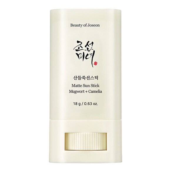 Matte Sun Stick: Mugwort + Camelia - Yağlı olmayan güneş koruması, BEAUTY OF JOSEON