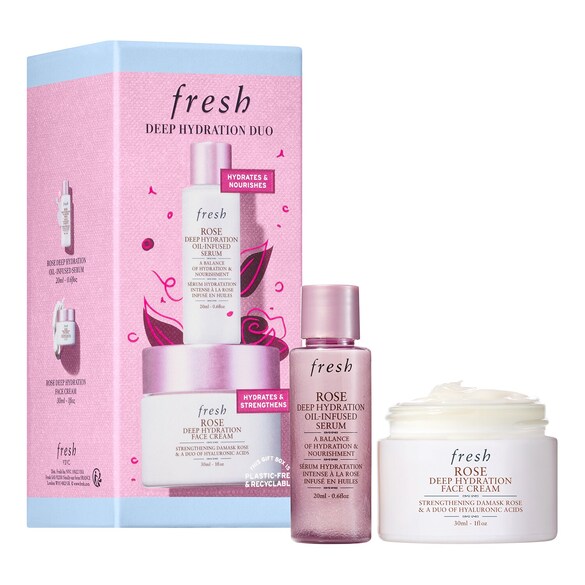 Deep Hydration Duo - Rose Nemlendirici Cilt Bakım Seti, FRESH