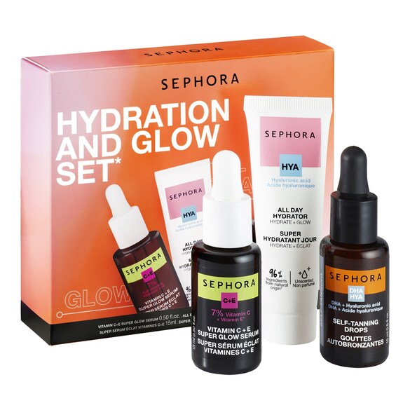 Yazın vazgeçilmezleri - Işıltı ve nem bakım kiti, SEPHORA COLLECTION