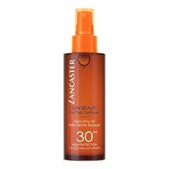  SUN SATIN SHEEN OIL FAST TAN SPF 30, LANCASTER