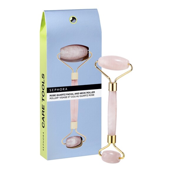 Rose Quartz Facial and Neck Roller - Yüz Masajı Rulosu, SEPHORA COLLECTION