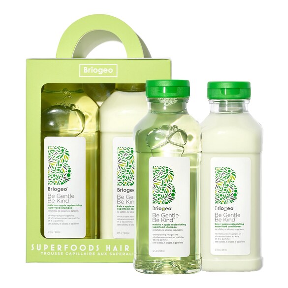 Superfoods - Elma, Matcha ve Kale Saç Bakım Seti, BRIOGEO