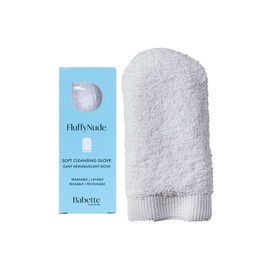 Fluffy Nude - Nazik Makyaj Temizleme Eldiveni ve Eksfoliye Edici Temizleyici