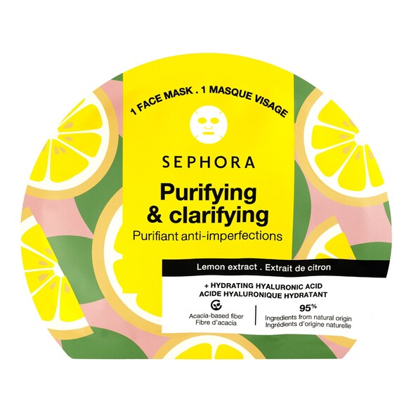 Fruit & Plant + Hyalurinc Acid Mask - Kağıt Yüz Maskesi, SEPHORA COLLECTION