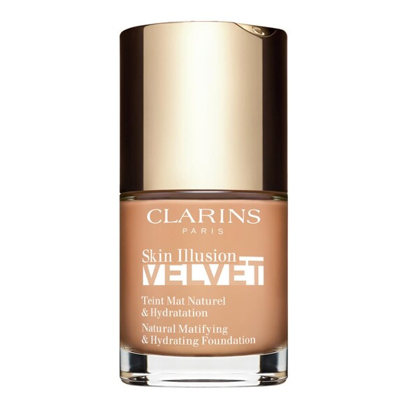 Skin Illusion Velvet - Doğal Bitişli Nemlendirici Fondöten, CLARINS