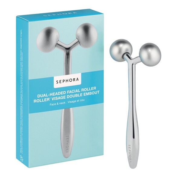 Dual-Headed Facial Roller - Yüz ve boyun için masaj aleti, SEPHORA COLLECTION