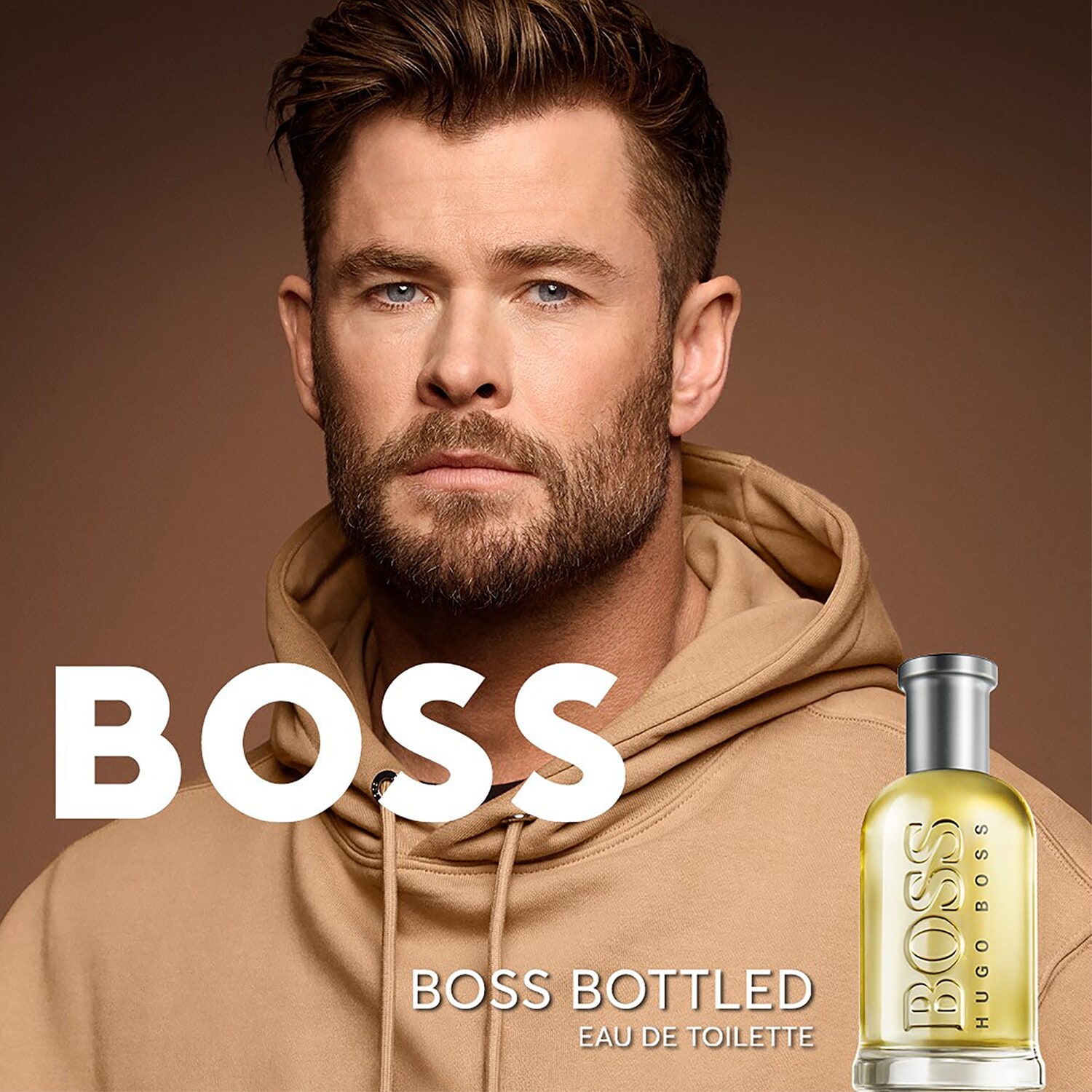 Perfume top boss bottled