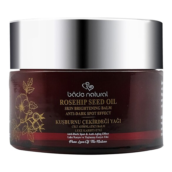Kuşburnu Leke Karşıtı Günlük Nemlendirici Balm-Aydınlatıcı ve Yenileyici, BADE NATURAL