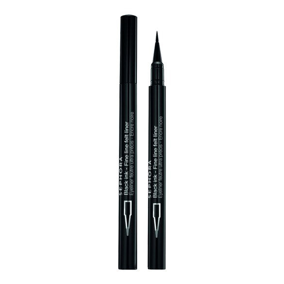 BLACK INK FINE LINE WATERPROOF EYELINER, SEPHORA COLLECTION