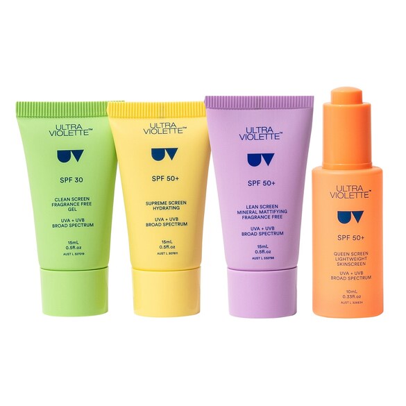 Collection de Mini Crèmes Solaires - Güneş Yüz Bakım Seti, ULTRA VIOLETTE