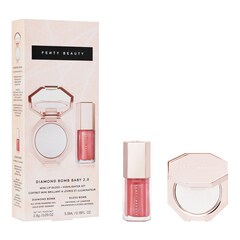 Diamond Bomb Baby  - Mini Dudak Parlatıcısı ve Aydınlatıcı Seti, FENTY BEAUTY