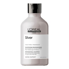 Silver - Çok açık sarı, gri ve beyaz saçlar için renk dengeleyici mor şampuan , L'Oréal Professionnel