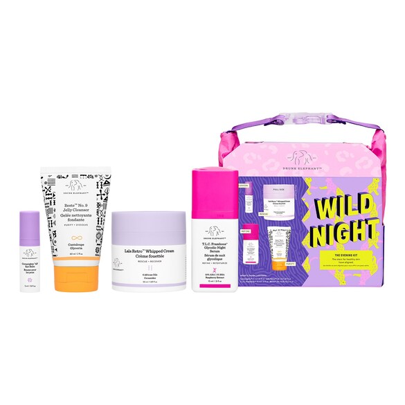 Wild night : The evening kit - Gece Yüz Bakım Seti, DRUNK ELEPHANT