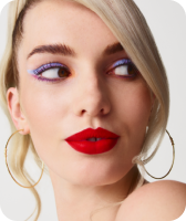 Face of a girl smiling