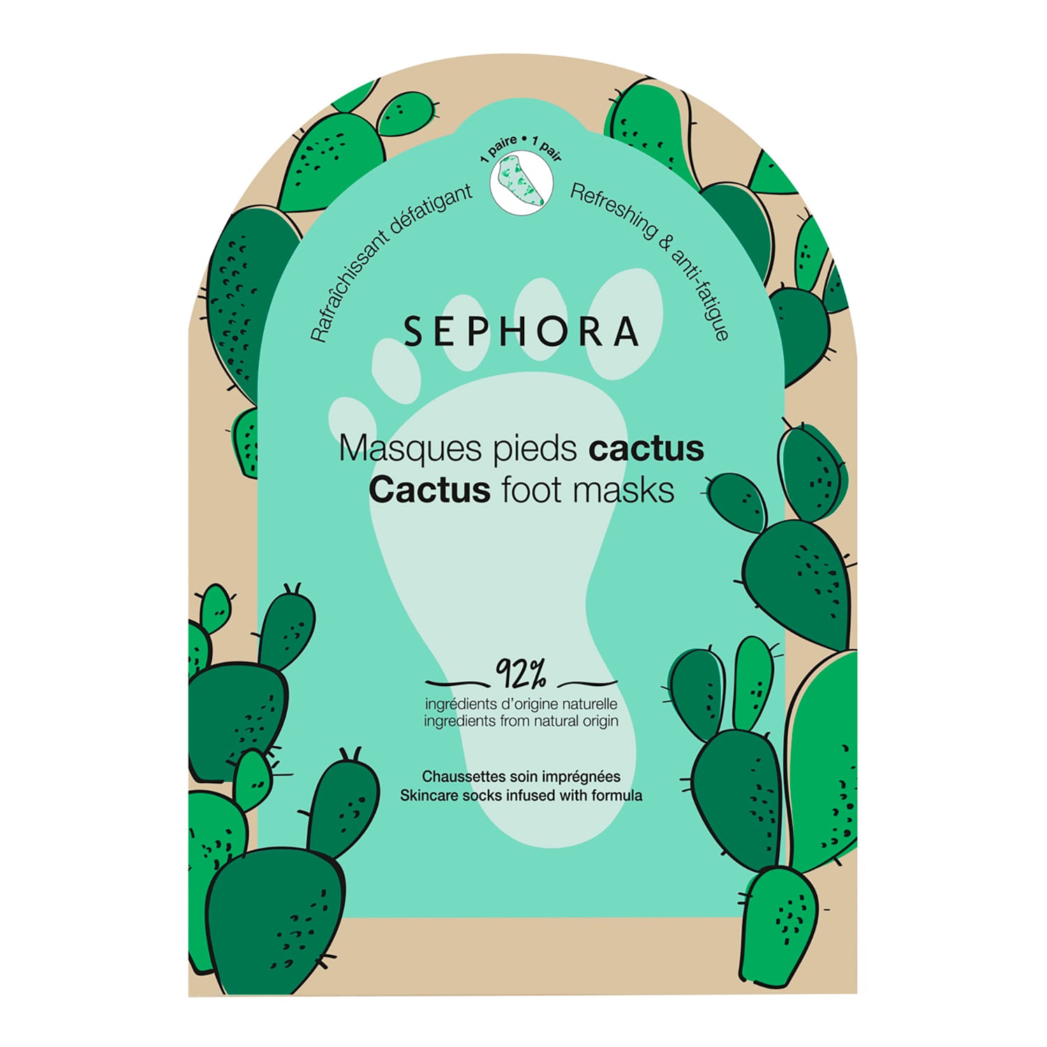 Masque pied sephora