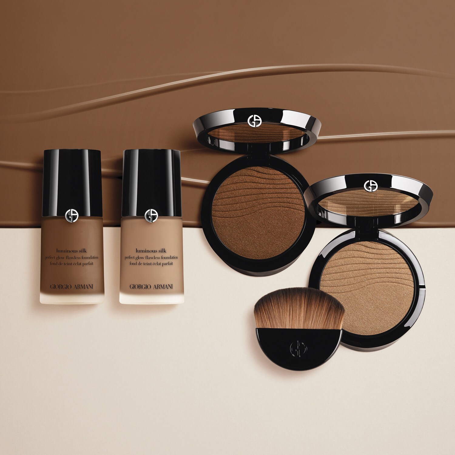 Luminous Glow Fusion Pudra Işıltılı ve Doğal Bitişli Pudra ARMANI ≡