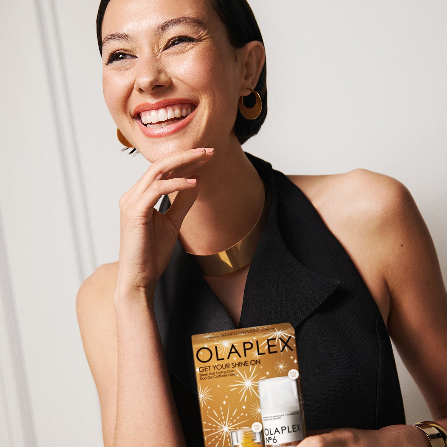 Get Your Shine On Hair Kit Saç Şekillendirme Seti OLAPLEX ≡ SEPHORA